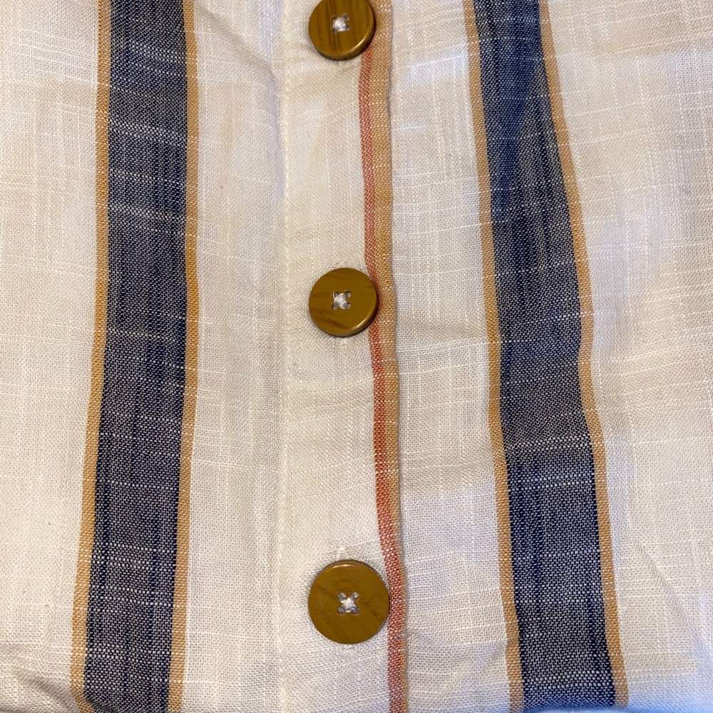 O’Neill Dray Stripe Button Dress - Picture 9 of 10